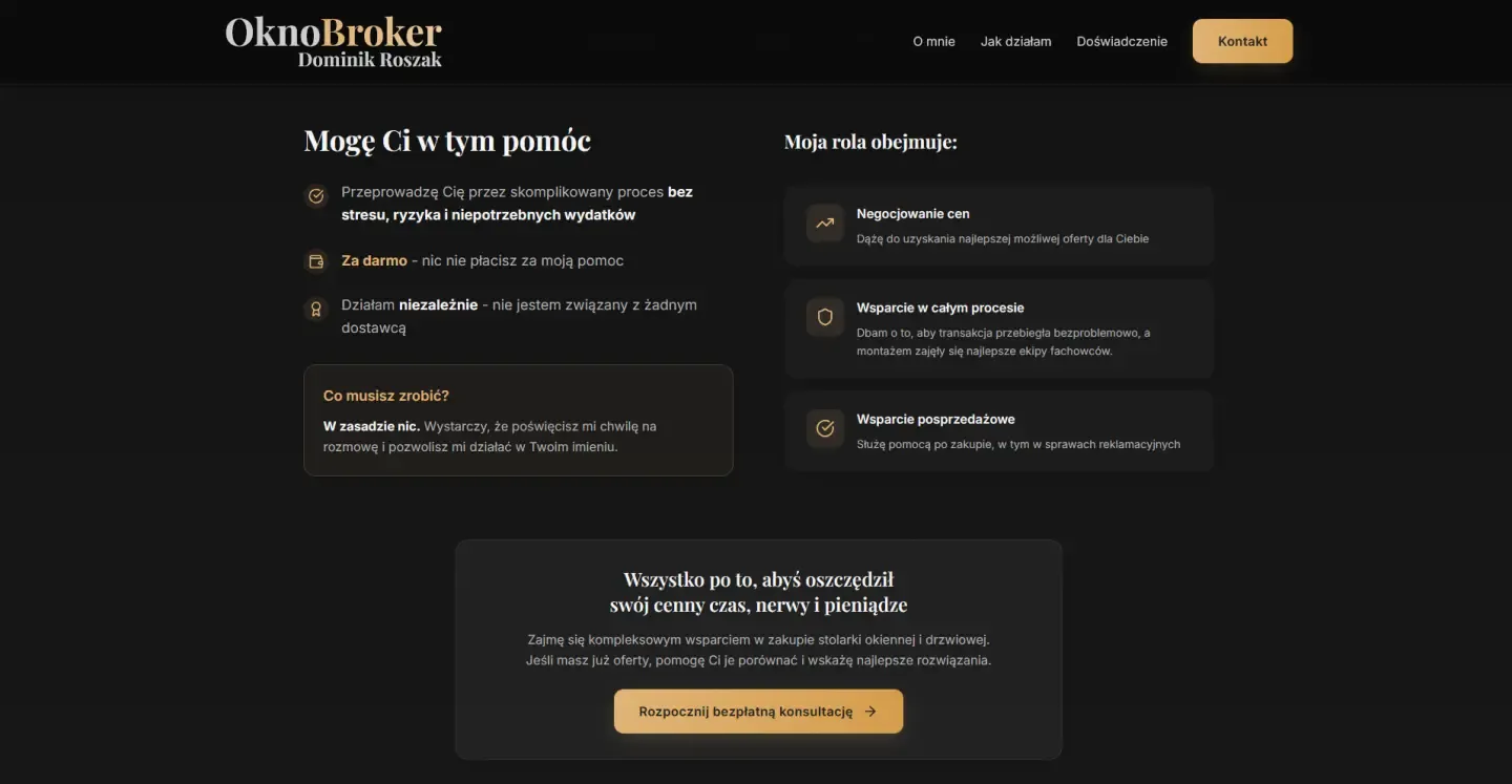 OknoBroker - rola niezależnego brokera, pomoc dla klienta za darmo